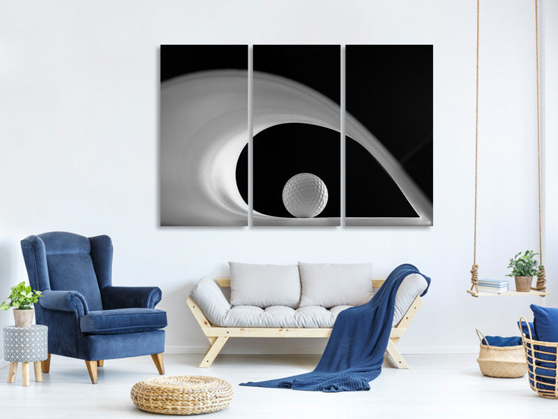 3-piece-canvas-print-golf-ball