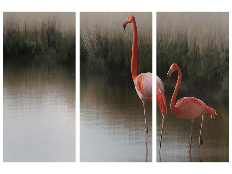 3-piece-canvas-print-red-flamingo-ii