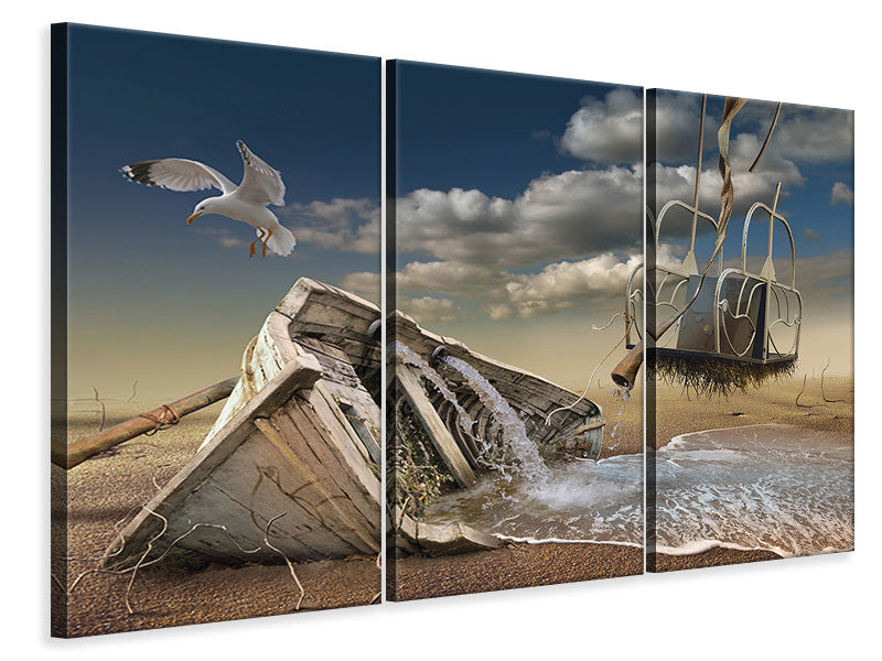 3-piece-canvas-print-stranded-wreck
