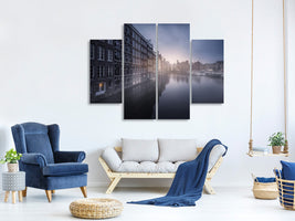 4-piece-canvas-print-amsterdam-morning-iii