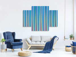 4-piece-canvas-print-colored-stripes