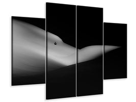 4-piece-canvas-print-elephant-sleeping-a-white-dream
