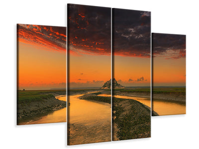 4-piece-canvas-print-evening-light-a
