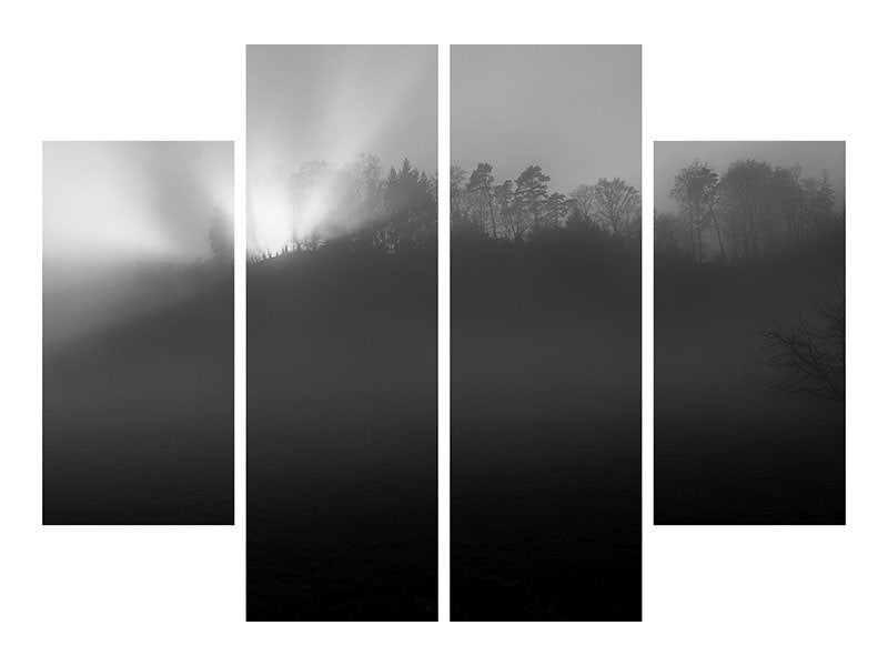 4-piece-canvas-print-foggy-and-sunny-weather