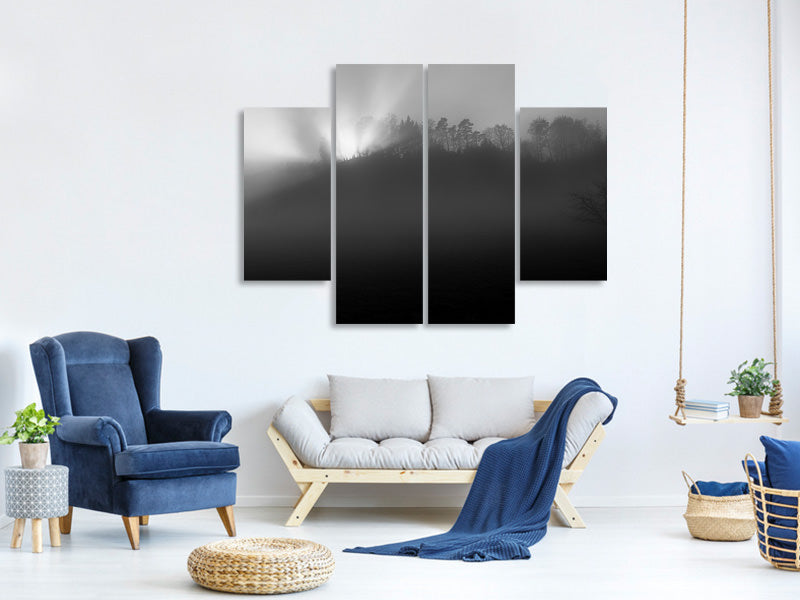 4-piece-canvas-print-foggy-and-sunny-weather