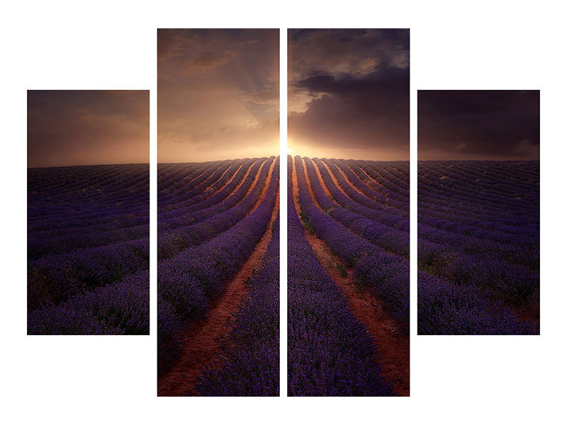 4-piece-canvas-print-in-a-village-of-la-mancha