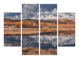 4-piece-canvas-print-mirror-for-mountains-iii