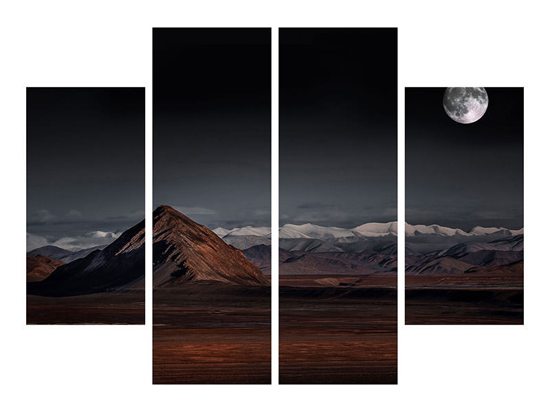 4-piece-canvas-print-moon-night