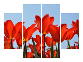 4-piece-canvas-print-red-tulips-xl