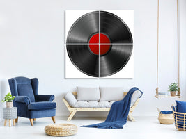 4-piece-canvas-print-retro-record