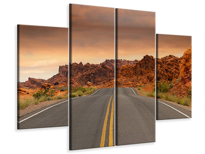 4-piece-canvas-print-the-street