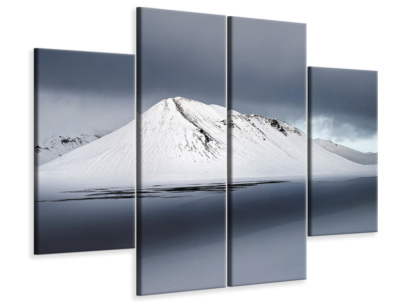 4-piece-canvas-print-the-white-mountain