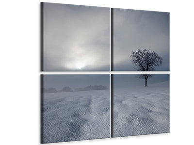 4-piece-canvas-print-winter-impression