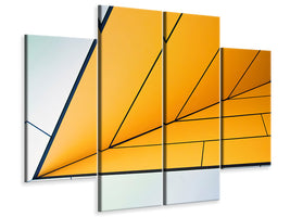 4-piece-canvas-print-yellow-dart