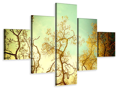 5-piece-canvas-print-autumn-trees-ii