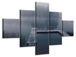 5-piece-canvas-print-dark-reflections