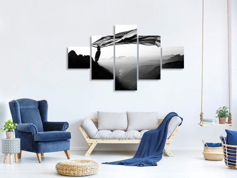 5-piece-canvas-print-free-as-the-wind