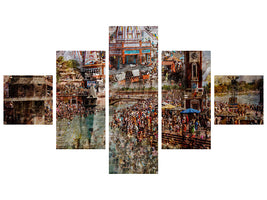 5-piece-canvas-print-holy-india