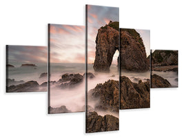 5-piece-canvas-print-horse-head-rock-ii