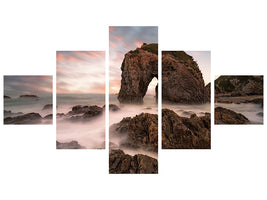 5-piece-canvas-print-horse-head-rock-ii