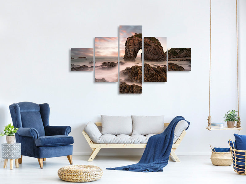 5-piece-canvas-print-horse-head-rock-ii