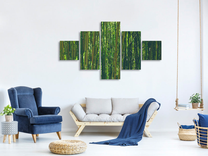 5-piece-canvas-print-in-the-middle-of-the-bamboo