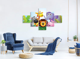 5-piece-canvas-print-jungle