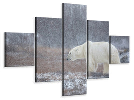 5-piece-canvas-print-let-it-snow-a