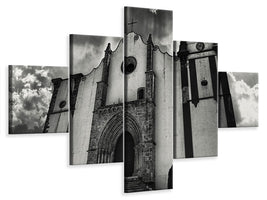 5-piece-canvas-print-silves-cathedral