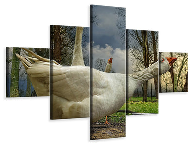 5-piece-canvas-print-the-3-geese