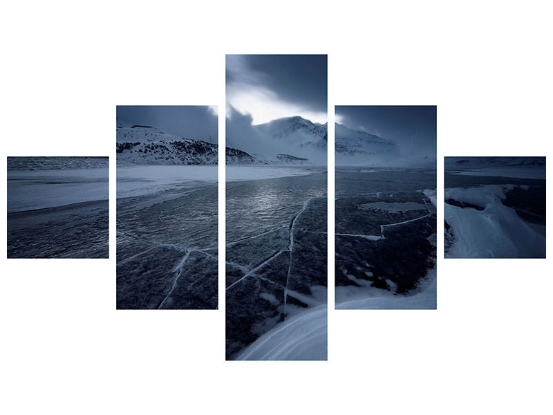 5-piece-canvas-print-the-grip-of-ice