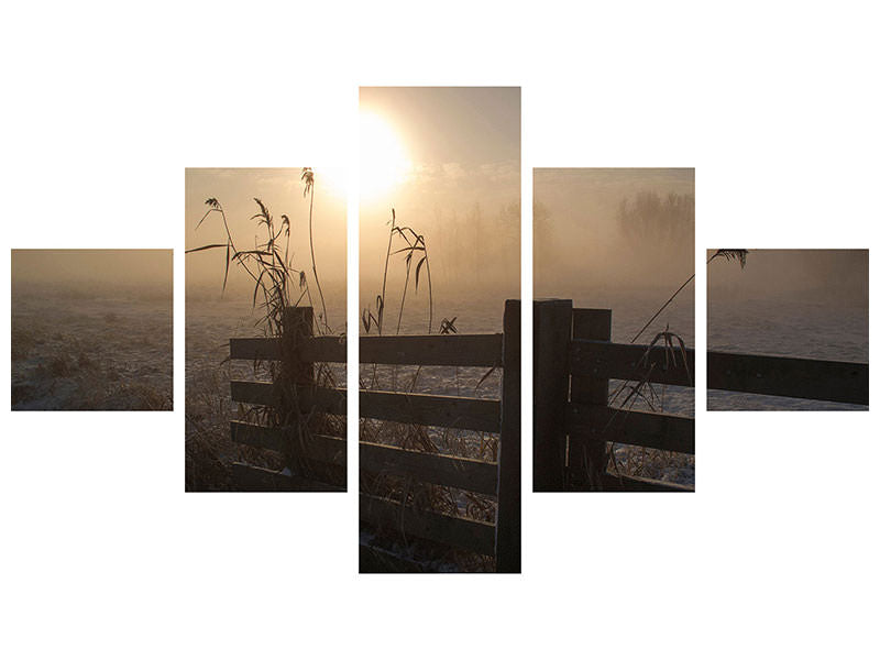 5-piece-canvas-print-winter-mood