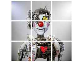 9-piece-canvas-print-electronic-clown