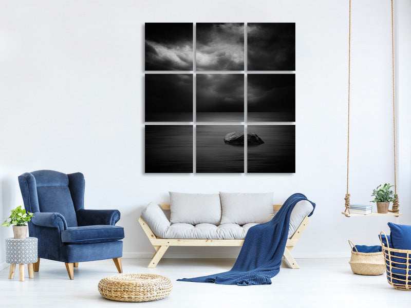 9-piece-canvas-print-sea-stone-and-storm