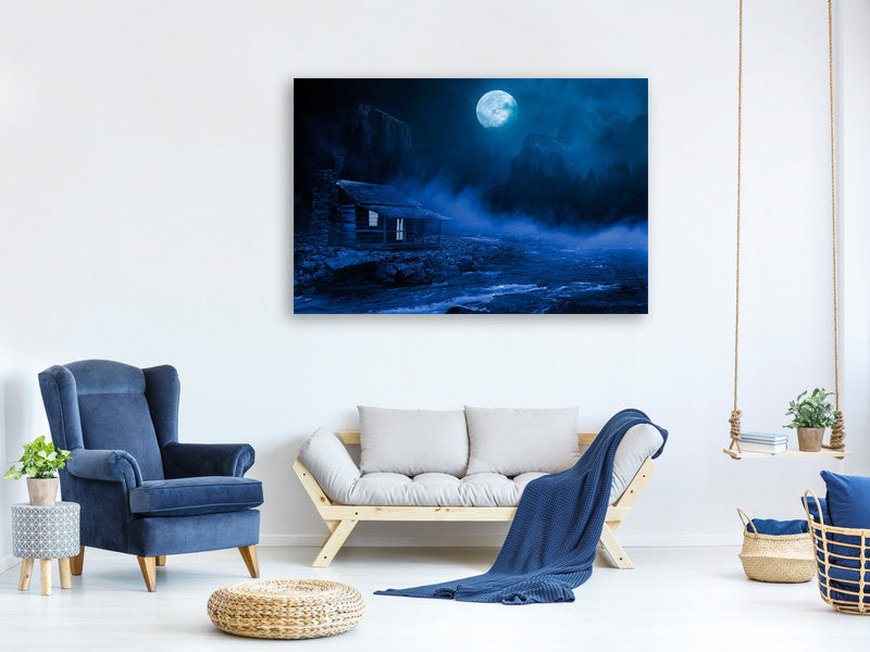 canvas-print-at-night-in-the-woods
