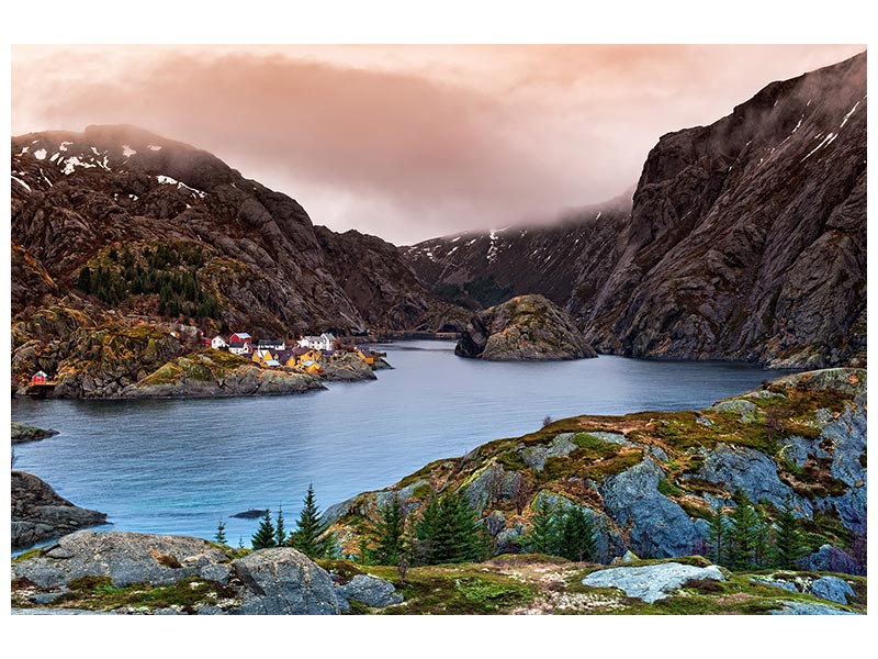 canvas-print-norwegian-village-x