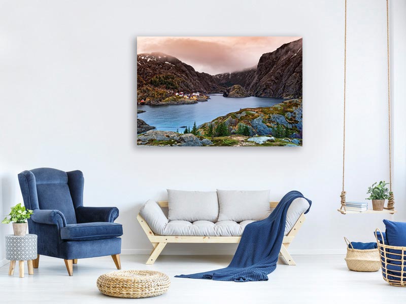 canvas-print-norwegian-village-x