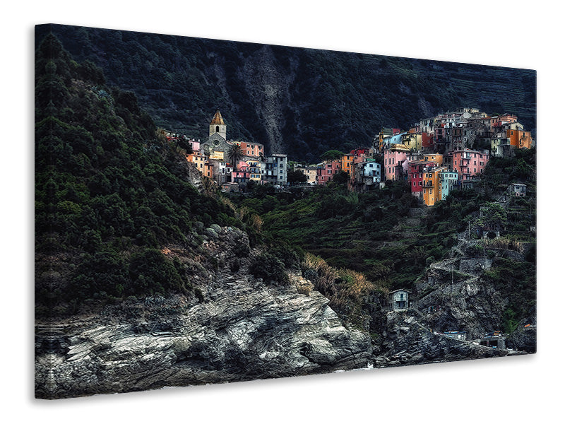 canvas-print-village-on-the-rocks