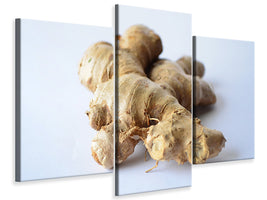 modern-3-piece-canvas-print-fresh-ginger-tuber