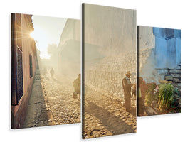 modern-3-piece-canvas-print-morning-in-city-chichicastenango