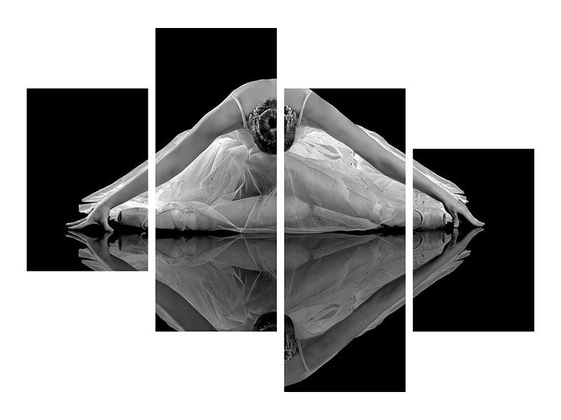 modern-4-piece-canvas-print-ballerina-reflection