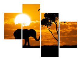 modern-4-piece-canvas-print-dreamy-africa