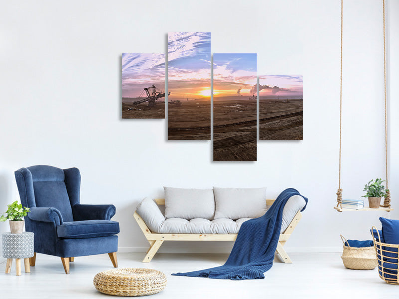 modern-4-piece-canvas-print-garzweiler-ii