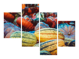 modern-4-piece-canvas-print-pumpkin-types