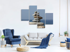 modern-4-piece-canvas-print-stone-stack-xxl