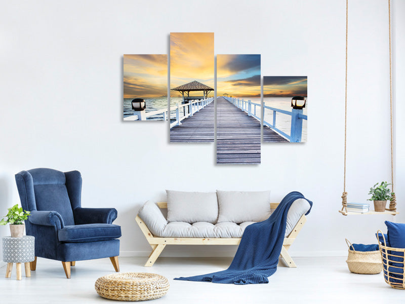 modern-4-piece-canvas-print-the-bridge-into-the-sea