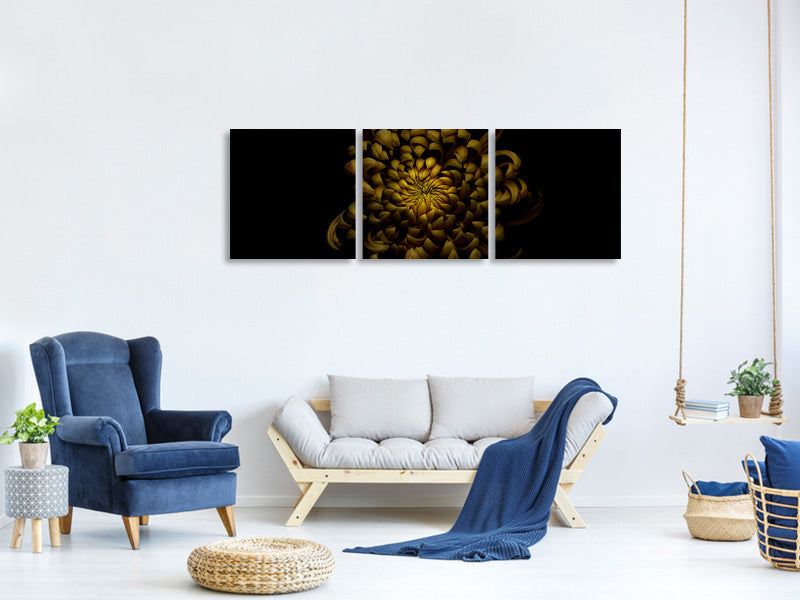 panoramic-3-piece-canvas-print-chrysanthemum