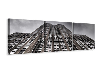 panoramic-3-piece-canvas-print-empire-state-building-ii