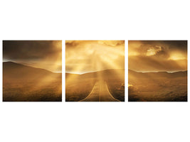 panoramic-3-piece-canvas-print-mystical-street