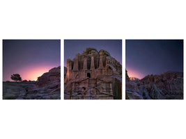 panoramic-3-piece-canvas-print-the-obelisk-tomb